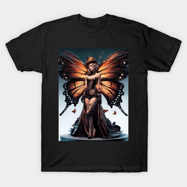 Steampunk Fairy - Carla T-Shirt by Unkn0wnable Arts